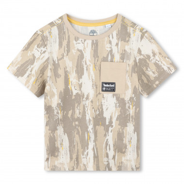T-shirt cotone con tasca TIMBERLAND Per RAGAZZO