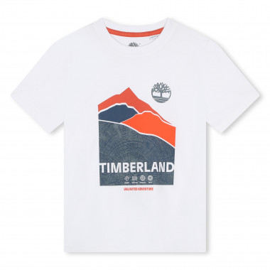 Katoenen T-shirt korte mouwen TIMBERLAND Voor