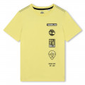 Cotton T-shirt with motifs TIMBERLAND for BOY