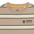 Striped cotton T-shirt TIMBERLAND for BOY