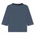T-shirt manches longues coton TIMBERLAND pour GARCON