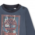 Camiseta algodón manga larga TIMBERLAND para NIÑO