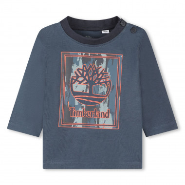 Langärmliges Baumwoll-T-Shirt TIMBERLAND Für JUNGE