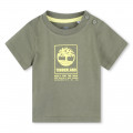 Druckknopf-T-Shirt aus Baumwolle TIMBERLAND Für JUNGE