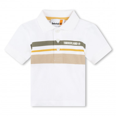 Short-sleeved cotton polo TIMBERLAND for BOY