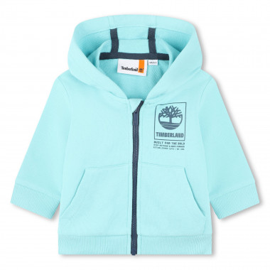 Fleece zip-up sweatshirt TIMBERLAND for BOY