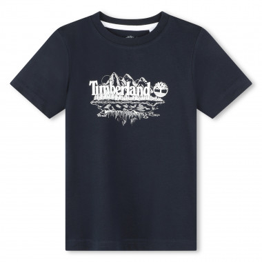 T-shirt imprimé en coton TIMBERLAND pour GARCON