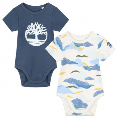 Set of two cotton bodysuits TIMBERLAND for BOY