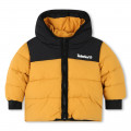 Water-repellent hooded parka TIMBERLAND for BOY