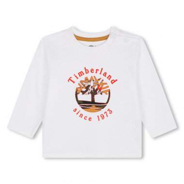 T-shirt with logo print TIMBERLAND for BOY