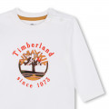 T-shirt with logo print TIMBERLAND for BOY