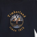 T-shirt met logoprint TIMBERLAND Voor