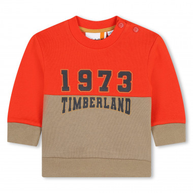 Printed fleece sweatshirt TIMBERLAND for BOY