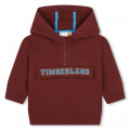 Zip-up hooded sweatshirt TIMBERLAND for BOY