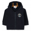 Zip-up hooded sweatshirt TIMBERLAND for BOY