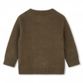 Cotton and wool logo jumper TIMBERLAND for BOY