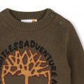 Cotton and wool logo jumper TIMBERLAND for BOY