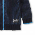 Cotton and wool cardigan TIMBERLAND for BOY