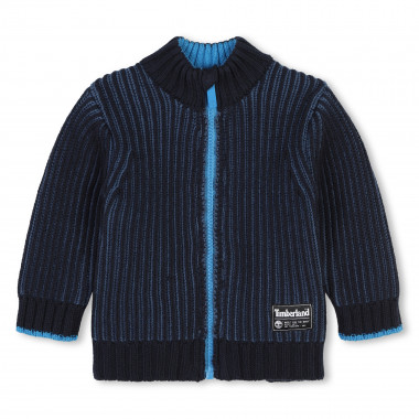 Cotton and wool cardigan TIMBERLAND for BOY