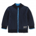 Cardigan zippé coton et laine TIMBERLAND pour GARCON