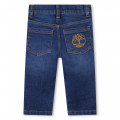 Rechte jeans met contrastlogo TIMBERLAND Voor