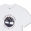 T-shirt logata a maniche corte TIMBERLAND Per RAGAZZO