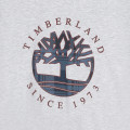 Kurzarm-T-Shirt mit Logo TIMBERLAND Für JUNGE