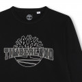 T-shirt manches longues à logo TIMBERLAND pour GARCON