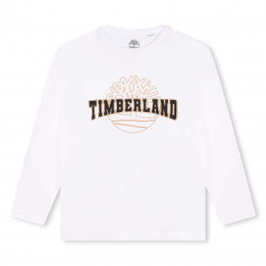 Camiseta de manga larga y logo TIMBERLAND para NIÑO