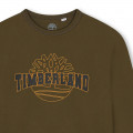 Camiseta de manga larga y logo TIMBERLAND para NIÑO