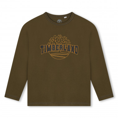 Langarm-T-Shirt mit Logo TIMBERLAND Für JUNGE