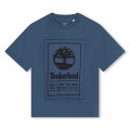 T-shirt logo sur étiquette TIMBERLAND pour GARCON