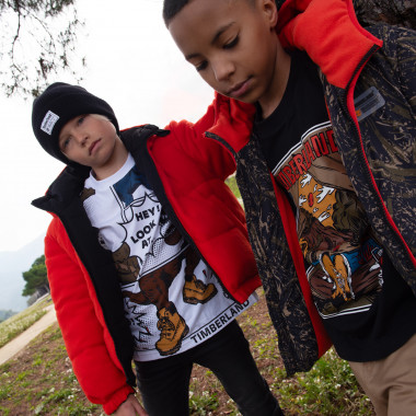 Comic-print T-shirt TIMBERLAND for BOY