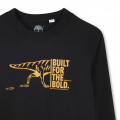 T-shirt à imprimé et message TIMBERLAND pour GARCON