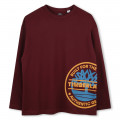 T-shirt with logo print TIMBERLAND for BOY