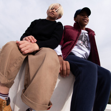 Two-tone T-shirt with print TIMBERLAND for BOY