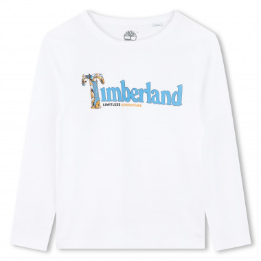 Logo-T-Shirt mit Schriftzug TIMBERLAND Für JUNGE