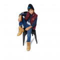 Checked cotton shirt jacket TIMBERLAND for BOY