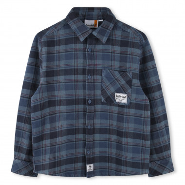 Checked cotton shirt jacket TIMBERLAND for BOY