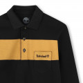 Two-tone polo shirt with logo TIMBERLAND for BOY