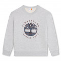 Sweat-shirt en molleton gratté TIMBERLAND pour GARCON