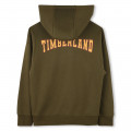 Hooded fleece cardigan TIMBERLAND for BOY