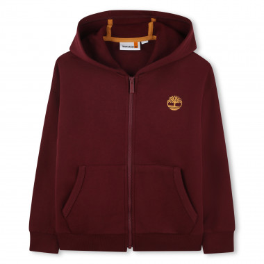 Hooded fleece cardigan TIMBERLAND for BOY