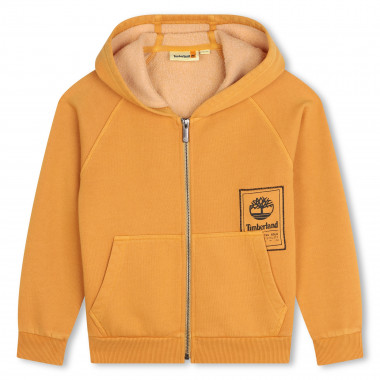 Hooded fleece cardigan TIMBERLAND for BOY