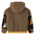 Cardigan zippé à capuche TIMBERLAND pour GARCON