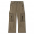 Cotton multi-pocket trousers TIMBERLAND for BOY