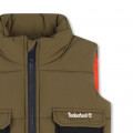 Sleeveless zip-up puffer TIMBERLAND for BOY