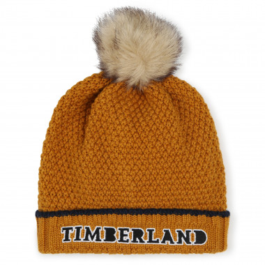 Knitted pompom hat TIMBERLAND for BOY