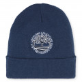 Embroidered knitted hat TIMBERLAND for BOY