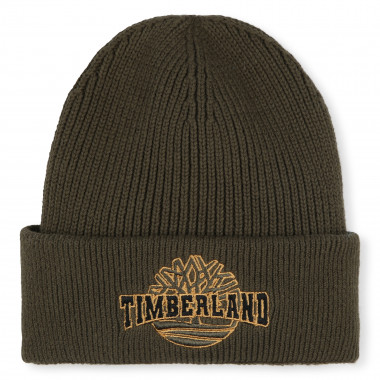 Embroidered knitted hat TIMBERLAND for BOY